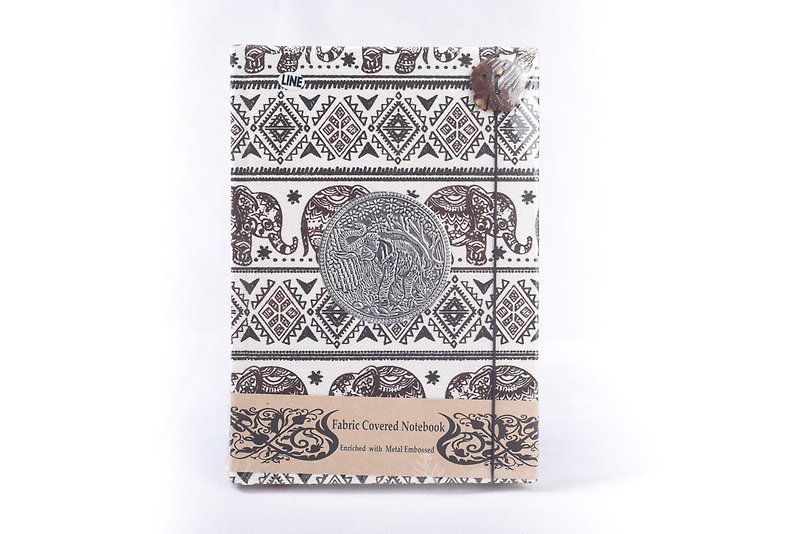 Handmade Note Book - 筆盒/筆袋 - 繡線 藍色