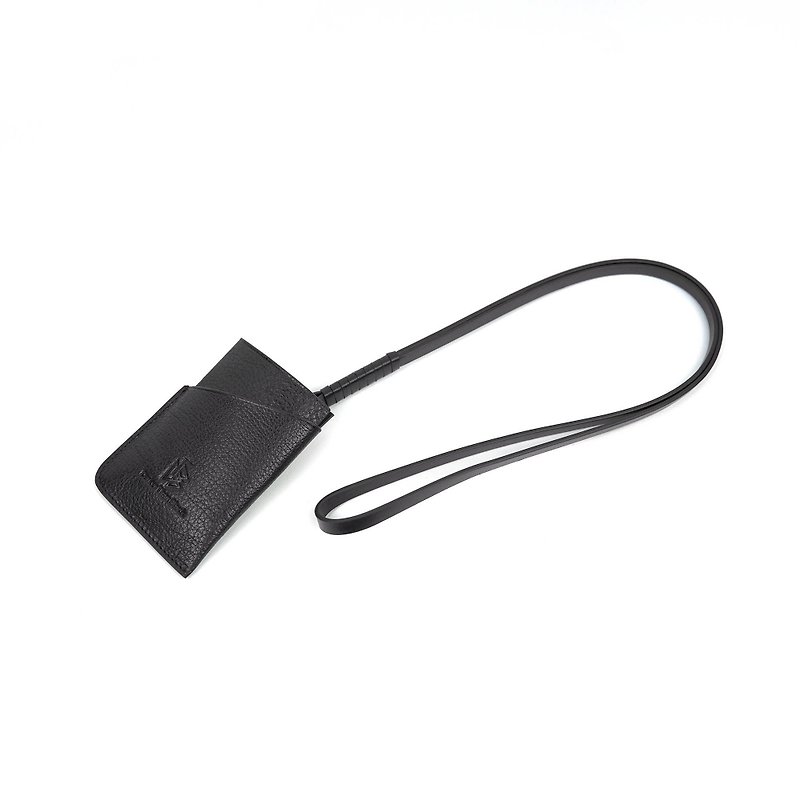 DTB Card Holder Gift set - ID & Badge Holders - Genuine Leather Black