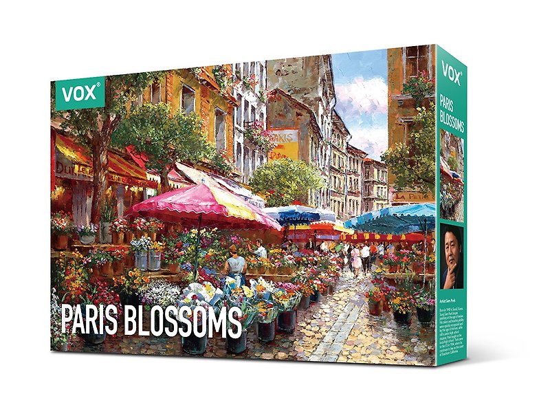 paris flower market - เกมปริศนา - กระดาษ 