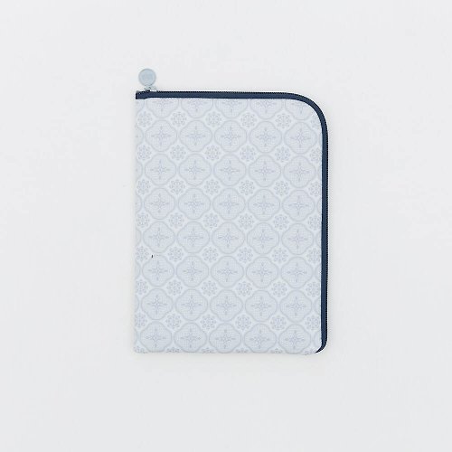 印花樂 inBlooom 11吋iPad收納包/玻璃海棠/寧靜灰藍/經典新色