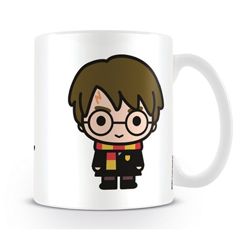 【哈利波特】Q版哈利波特 - 進口馬克杯 Harry Potter - 咖啡杯/馬克杯 - 陶 白色