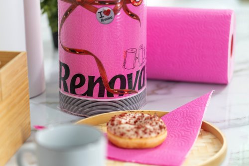 RENOVA 葡萄牙皇家天然彩色香氛衛生紙 多彩廚房卷紙 南歐風情輕顏七色強力吸水去汙不易破家居裝飾