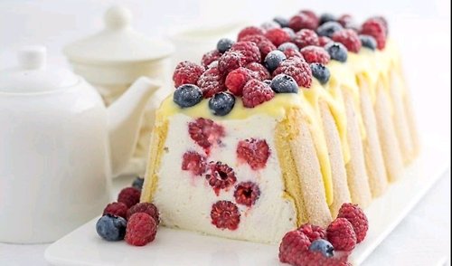 ElenaHMShop Recipe Cake with raspberries, Digital file, PDF download, Cuisine, Recipes