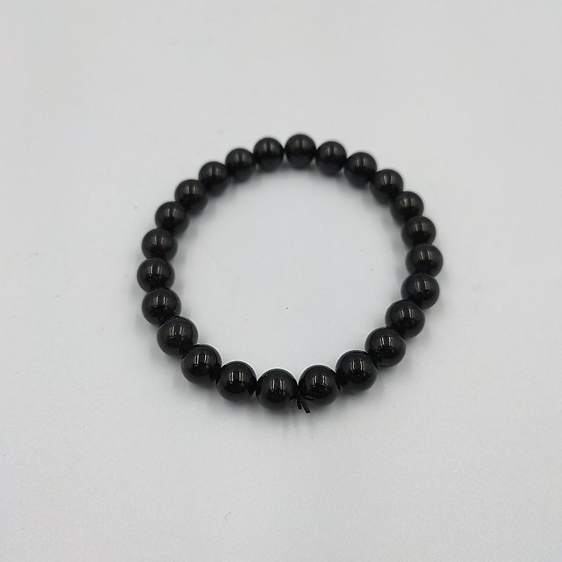 Black Hair Crystal Bracelet Bracelet Jewelry Good luck - สร้อยข้อมือ - วัสดุอื่นๆ สีดำ