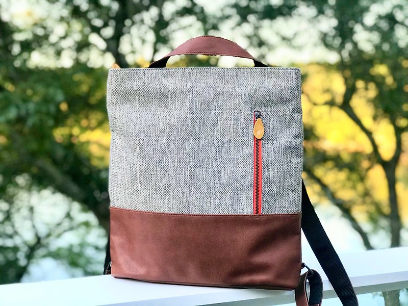 Convertible Backpack, Tote & Crossbody Bag 帆布包 | Designed in Brooklyn - 手袋/手提袋 - 環保材質 