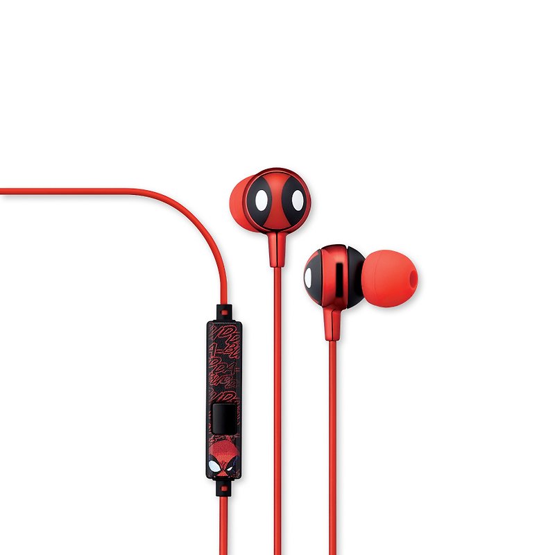 InfoThink 死侍系列就可愛耳機 - 耳機/藍牙耳機 - 其他材質 紅色