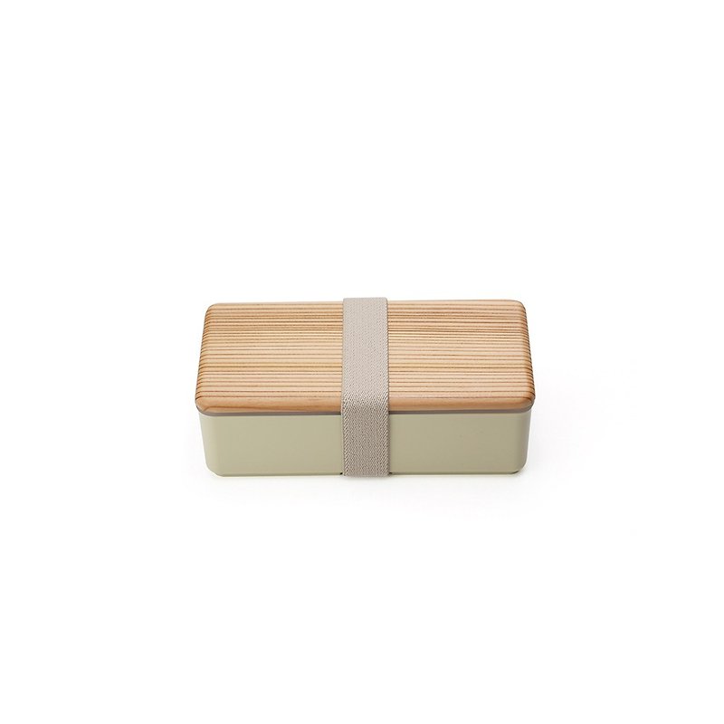 三好製作所 BENTO STORE日式木蓋便當盒M 米黃色 - 便當盒/飯盒 - 塑膠 黃色