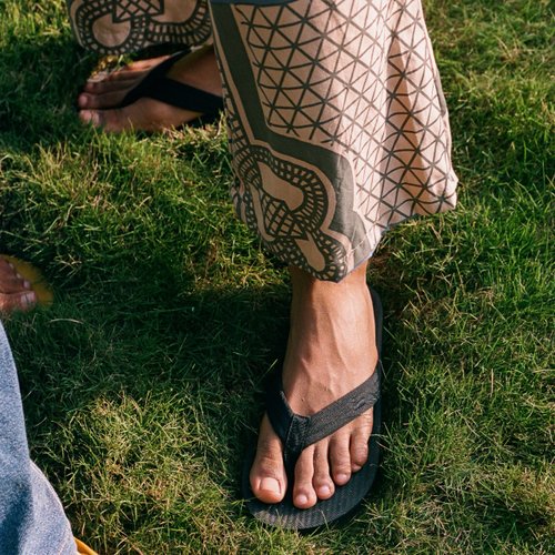 indosole Taiwan 【春夏新品】indosole 環保拖鞋 Easy Living 墨碳黑 男