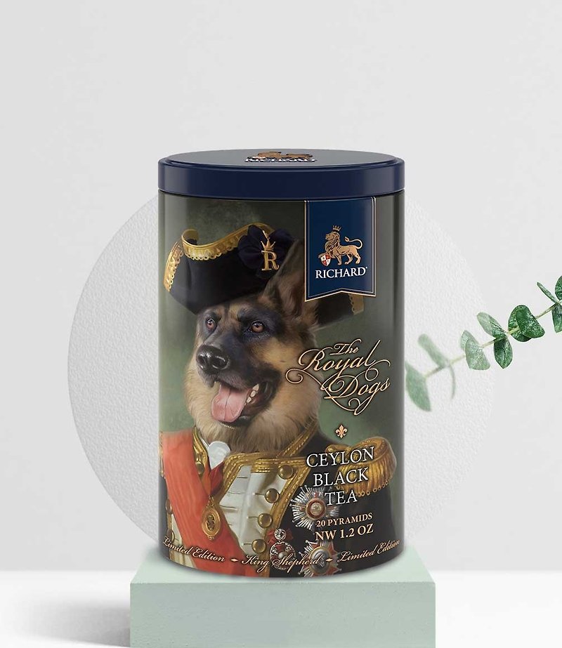 Royal Sheepdog Black Tea Classic Jar Limited Collection Special Souvenir Exchange Holiday Gift Taste - Tea - Other Metals Black