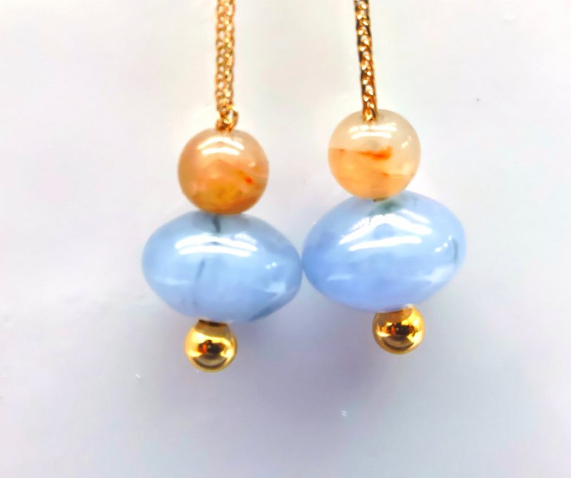 期間限定 - 翡翠耳環 - 耳環/耳夾/耳骨夾 - 寶石 