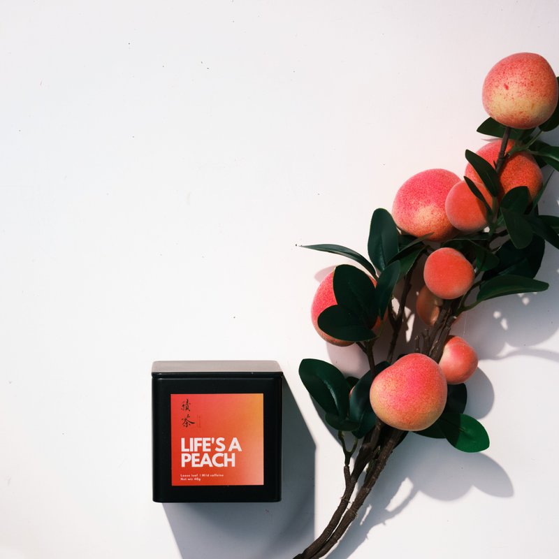 Life is a Peach - Peach Apricot Black Tea - Tea - Plants & Flowers 