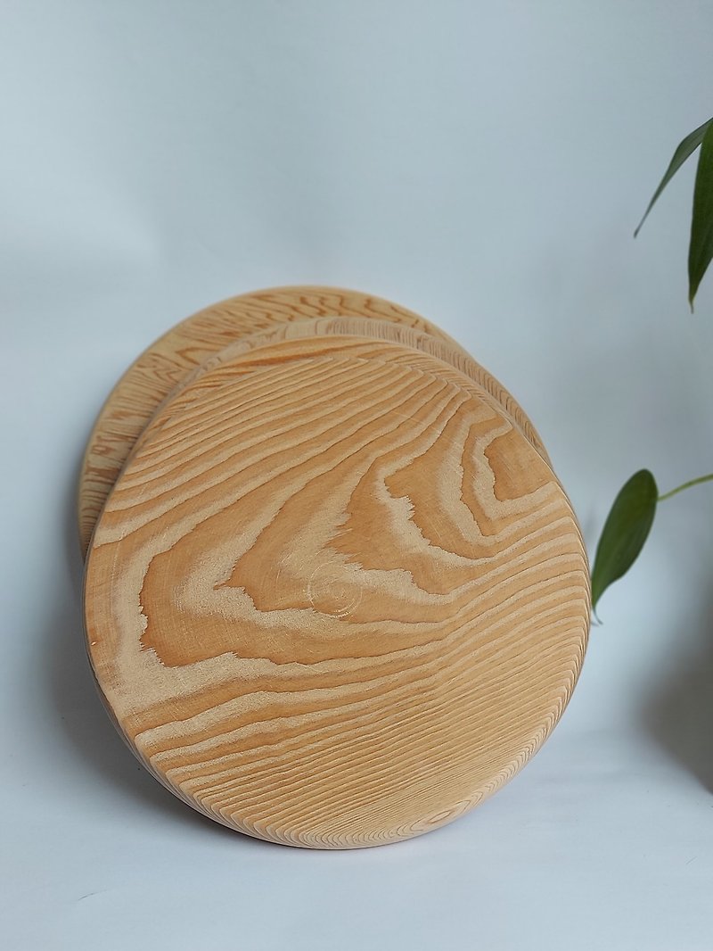 [Hinoki heat insulation mat with round edges] Taiwan cypress/teapot coaster/heat insulation wooden mat/wooden fragrance_single piece - ที่รองแก้ว - ไม้ 