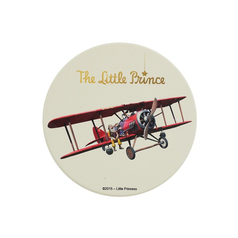 Little Prince Movie License - Suction Cup Pad - ที่รองแก้ว - ดินเผา สีแดง