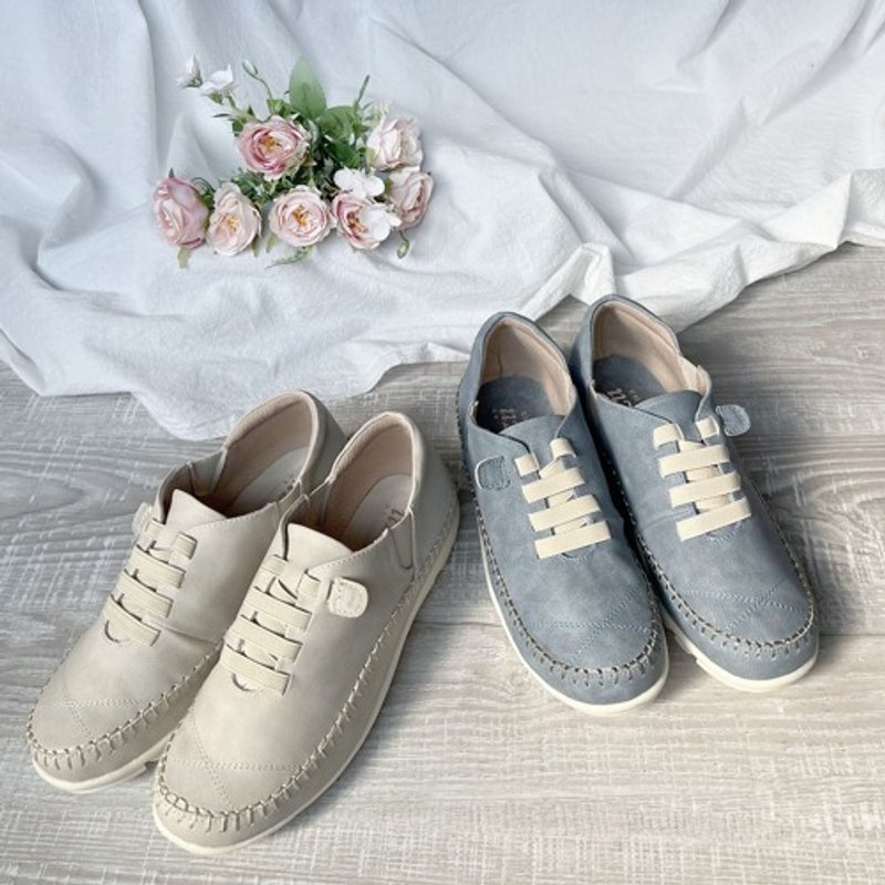 "Soft and light" elastic slip-ons 1650 - Women's Casual Shoes - Other Materials 