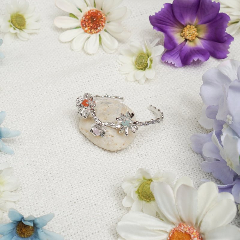 Wildflower Bangle - 手鍊/手環 - 半寶石 