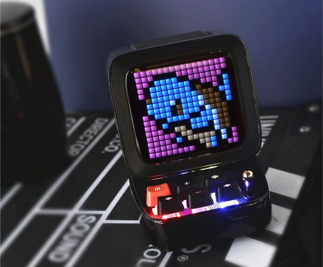 Amazon.co.jp: DIVOOM DITOO PLUS (ブルー) ポータブル