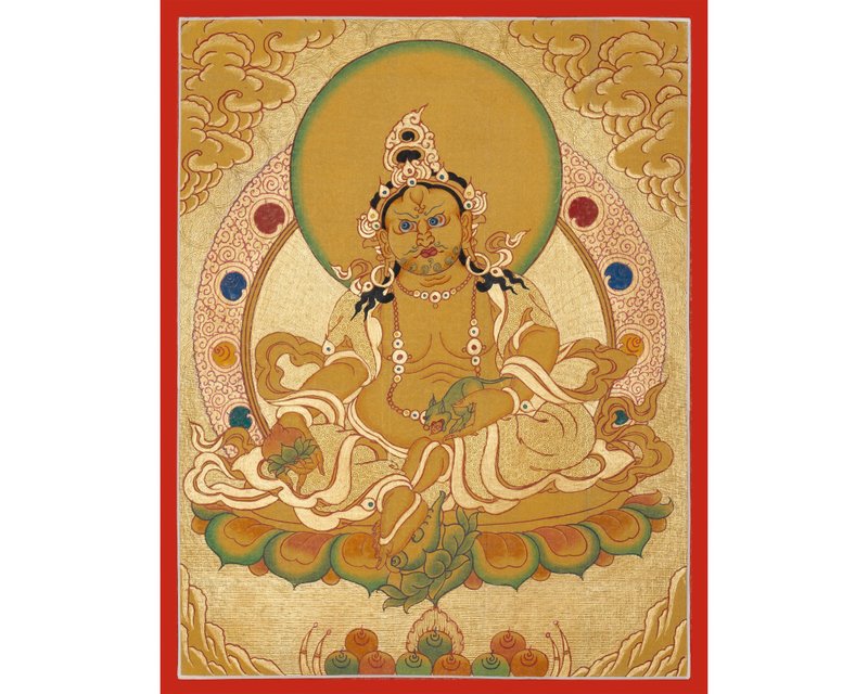 財富藏巴拉唐卡   優雅的西藏神聖藝術 - 壁貼/牆壁裝飾 - 其他材質 多色