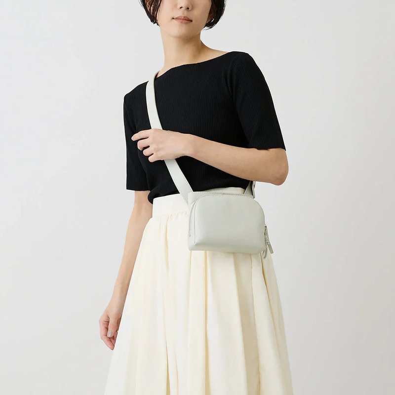 Sora 兩用斜背包 S- - 側背包/斜背包 - 真皮 白色