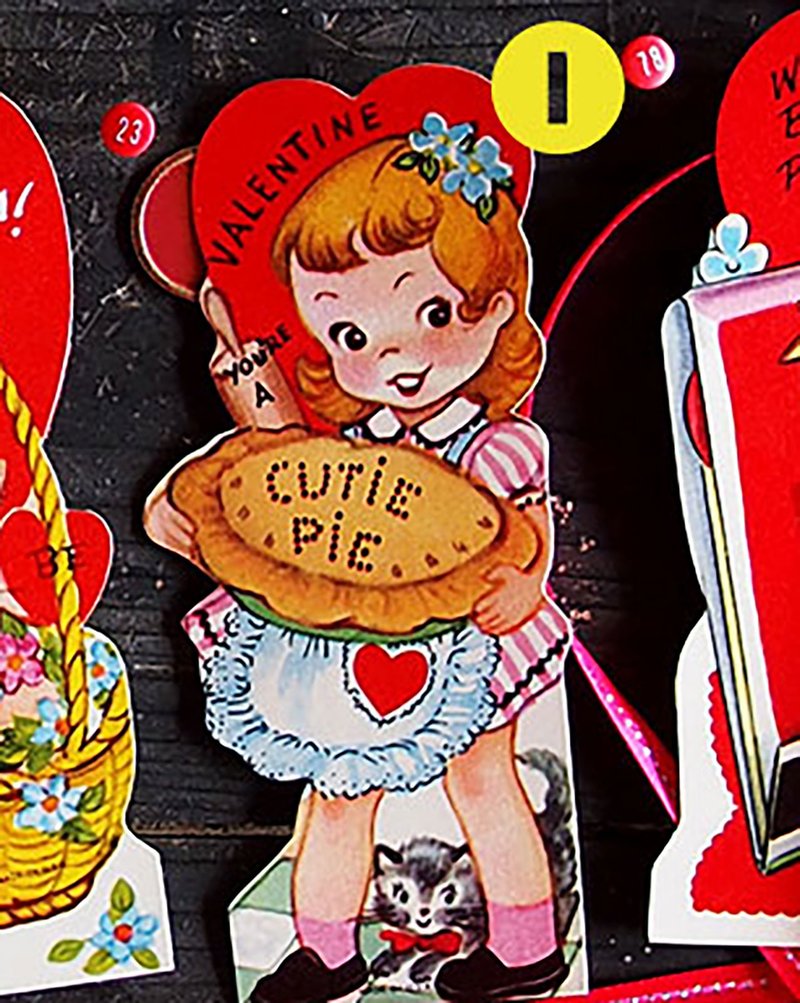 バレンタインカード　550円　ーIー - 卡片/明信片 - 紙 紅色