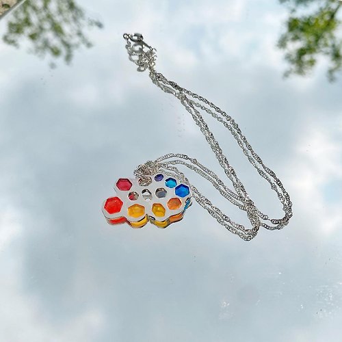 Oshen Jewelry Rainbow cloud 項鍊