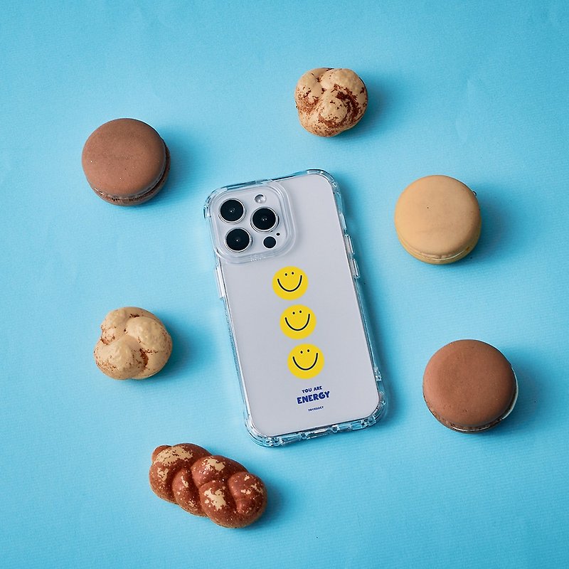 Smile夏日微笑小太陽抗黃防摔MagSafe iPhone手機殼 - 手機殼/手機套 - 塑膠 透明
