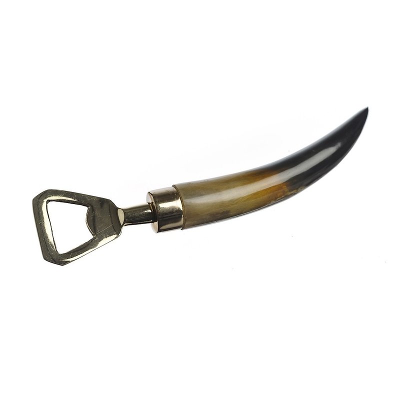 Taiwan agent-British Selbrae House buffalo horn low-key luxury / can opener-spot - Other - Other Materials Khaki