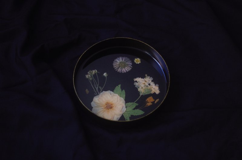 帕提爾系列-仿生 金屬圓盤 - 擺飾/家飾品 - 其他金屬 黑色