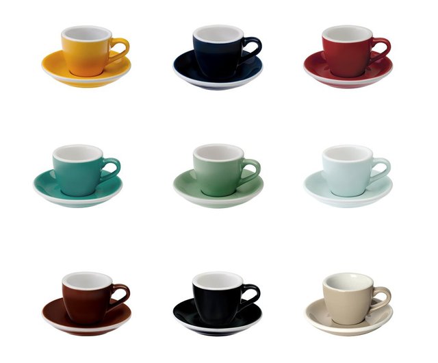 Egg Set of 1 250ml Cappuccino Cup & Saucer