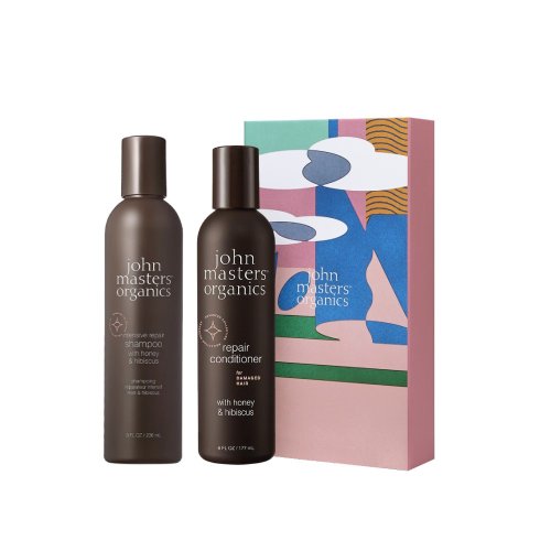 John Masters Organics John masters organics 蜂蜜木槿花賦活洗髮護髮組 含禮盒
