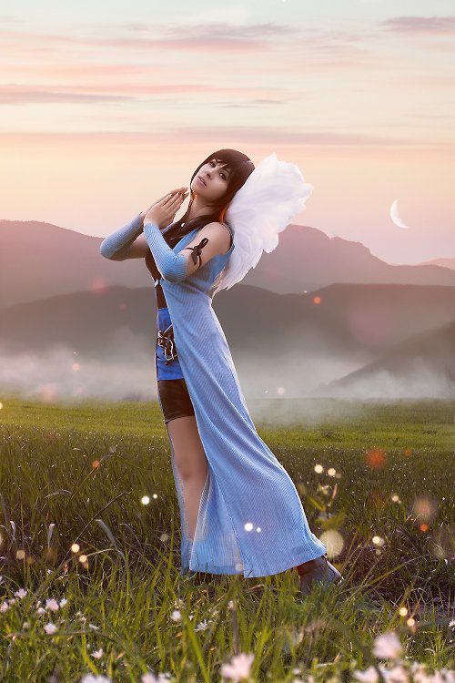 Yuna Cosplay Store Final Fantasy VIII Rinoa Heartilly cosplay costume made to order