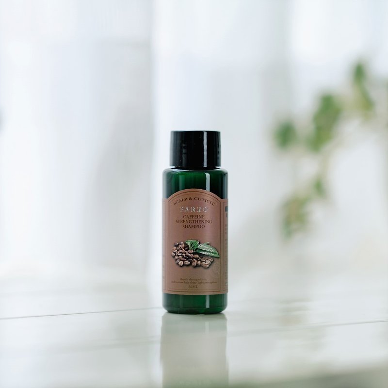 Caffeine Strengthening Hair Shampoo 50ml - Shampoos - Plants & Flowers Brown