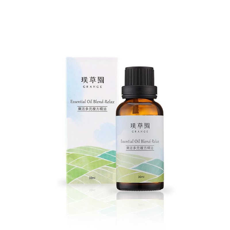 Lohas multi-compound essential oil 30ml | Use at home to relieve tightness - ผลิตภัณฑ์บำรุงผิว/น้ำมันนวดผิวกาย - พืช/ดอกไม้ สีเขียว