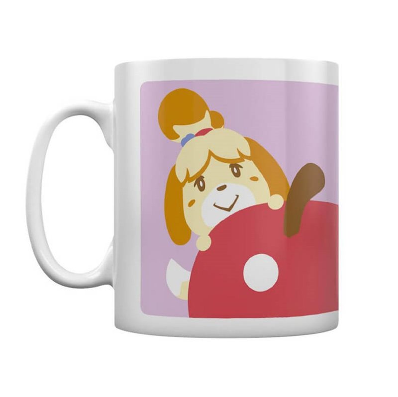 【動物森友會】Animal Crossing 角色方格馬克杯 - 咖啡杯/馬克杯 - 陶 白色