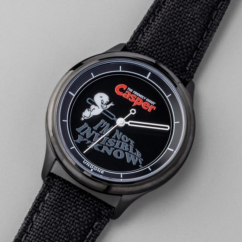 UNDONE x Blockbuster: Casper the friendly ghost Watch - Men's & Unisex Watches - Other Metals Black