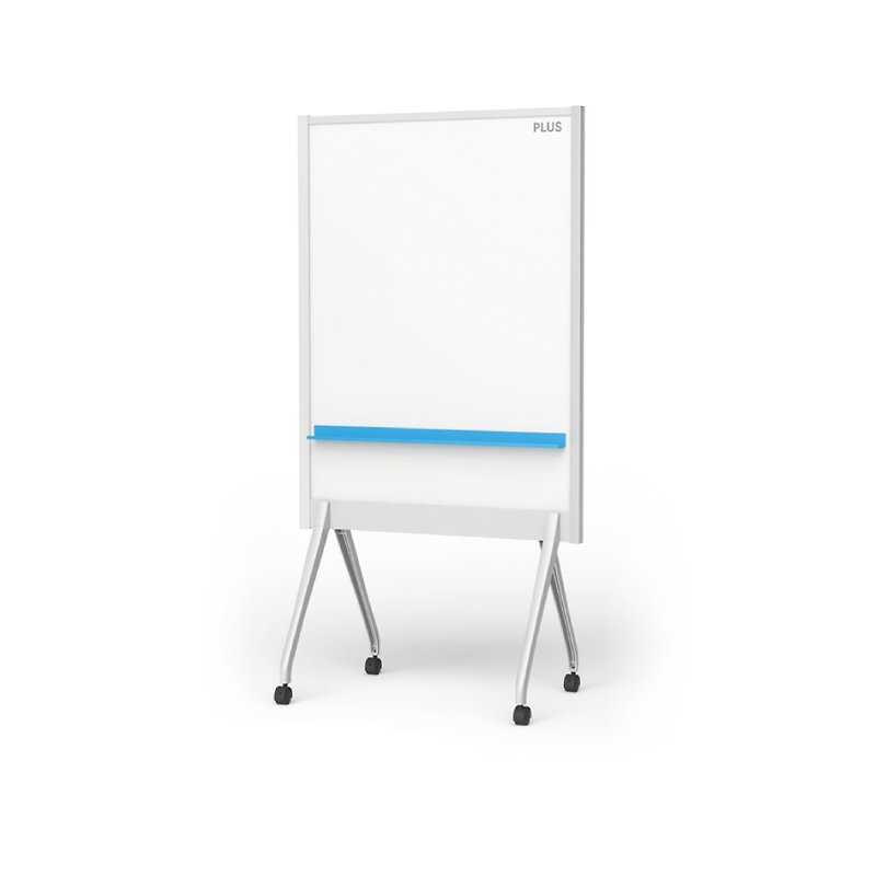 【PLUS】 Fashionable mobile double-sided screen whiteboard - Other Furniture - Other Metals Multicolor