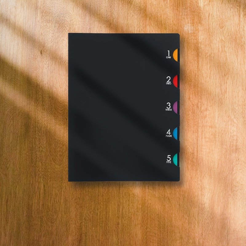 【Maruman】 5CHART 30孔夾A4/ 黑 (原廠正貨) - 其他 - 其他材質 黑色