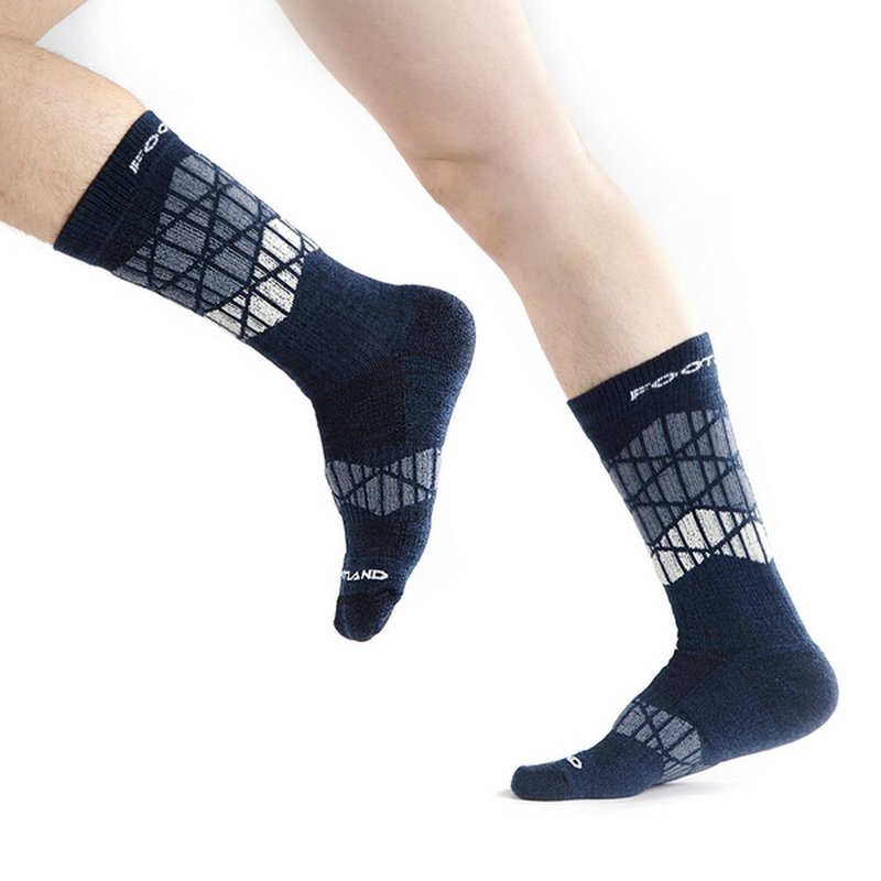 HK long wool hiking socks-AQ three colors optional - ถุงเท้า - ขนแกะ หลากหลายสี