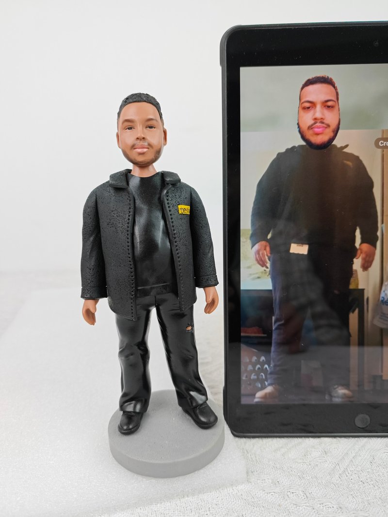 客制化人物公仔 人偶 3D人像畫 似顏繪 肖像 定制 生日 紀念 禮物 - 公仔/玩偶 - 黏土 多色