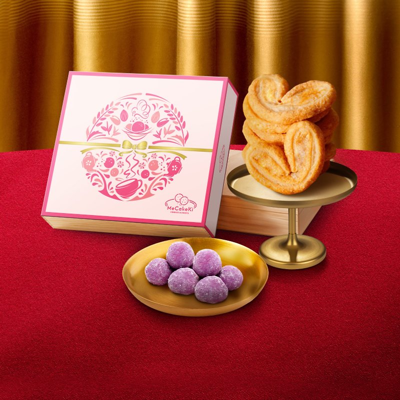【 Buy 4,Get 20%off !】CNY Fortune Cookie Gift Box E - Handmade Cookies - Other Materials Green