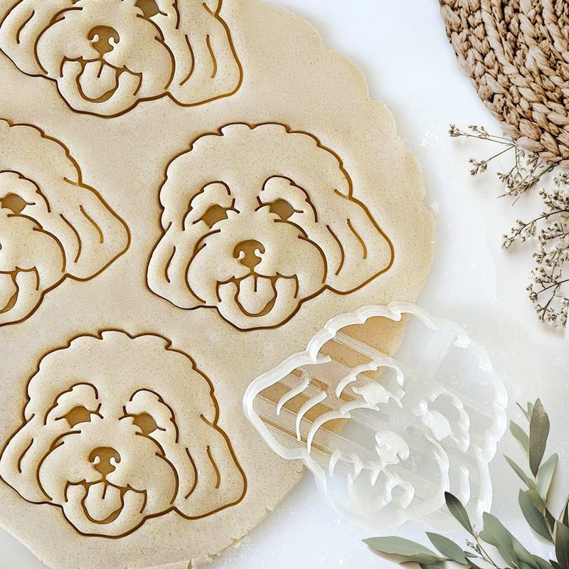 Toy Poodle Mini Doodle Cookie Cutter - 其他 - 塑膠 