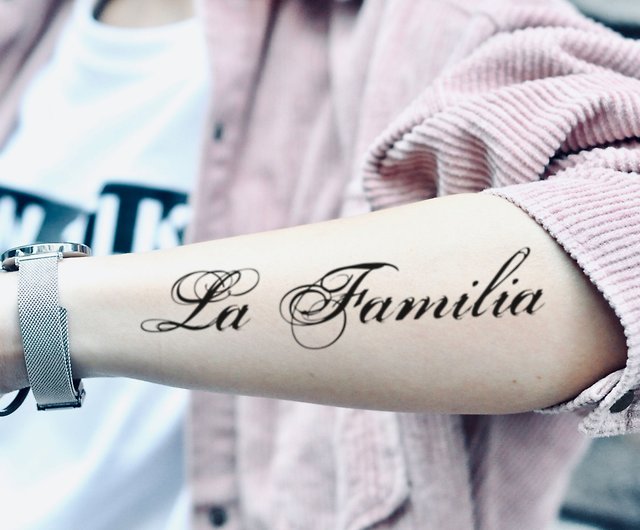 La Familia Temporary Tattoo Sticker (Set of 2) - OhMyTat - Shop OhMyTat  Temporary Tattoos - Pinkoi
