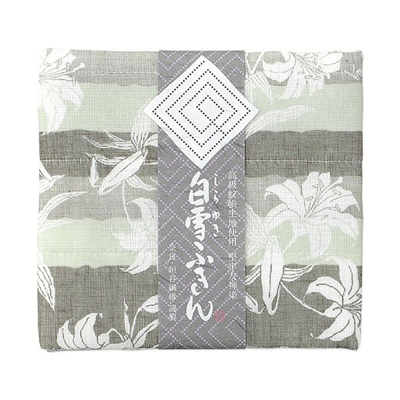 京友禪染萬用巾 / 百合綠色 - 桌布/桌巾/餐墊 - 棉．麻 綠色