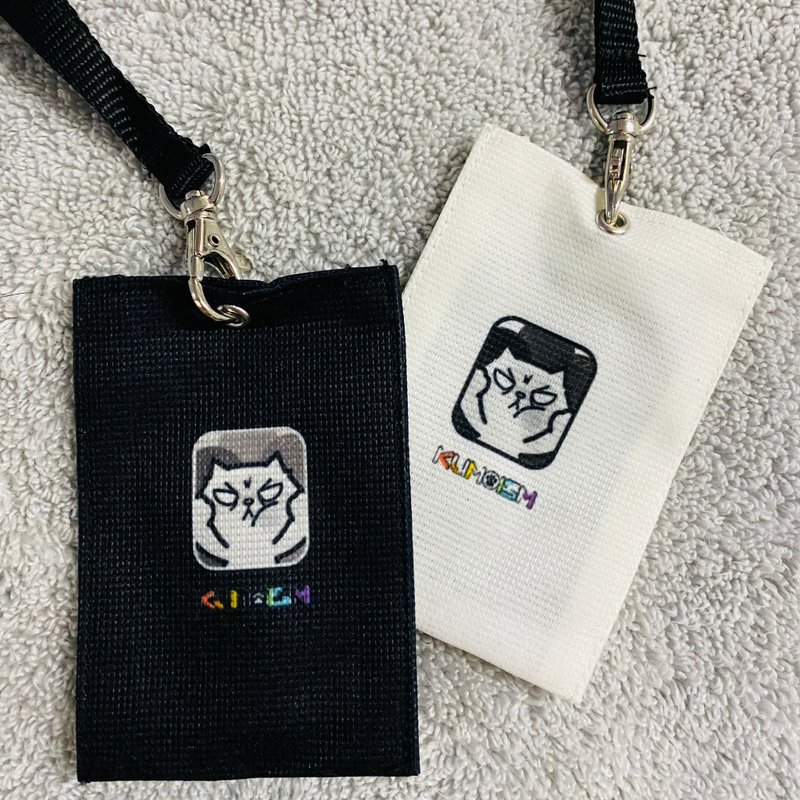 Luggage Tag & Card Holder│Rainbow│Kumoism - ID & Badge Holders - Cotton & Hemp White