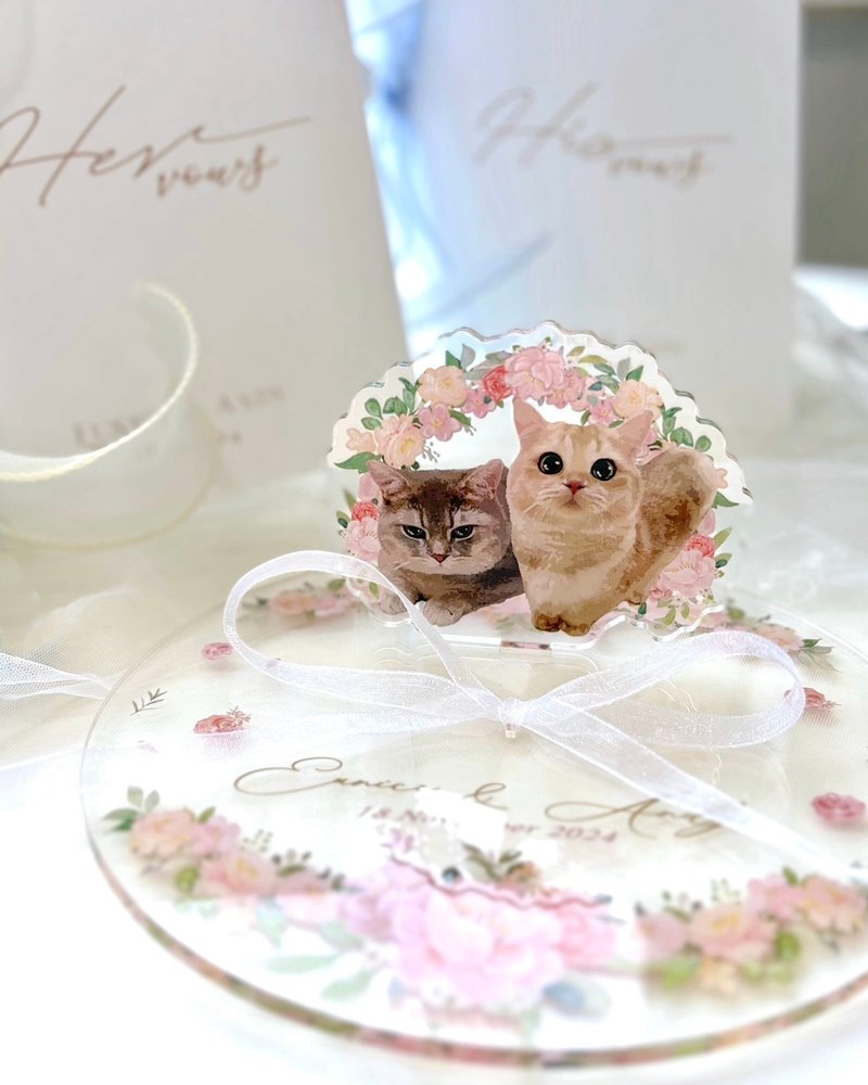 moonism原創設計 婚禮ring pillow 結婚戒指枕訂製 - 擺飾/家飾品 - 壓克力 
