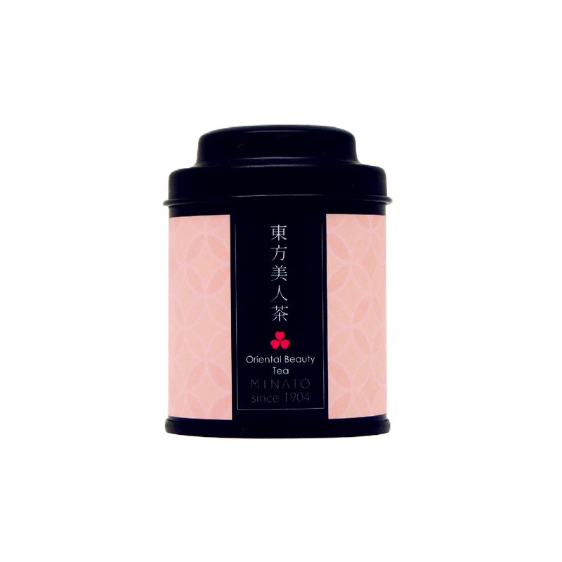 【茶粒茶】原片茶葉 質感霧黑Mini罐-東方美人茶 - 茶葉/茶包/水果茶 - 新鮮食材 粉紅色