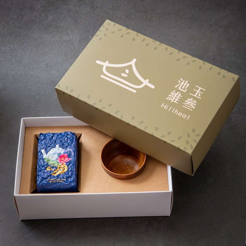 Spruce tea tasting set [Shanlinxi high mountain tea/tea tasting lacquer cup] - Tea - Other Materials Green