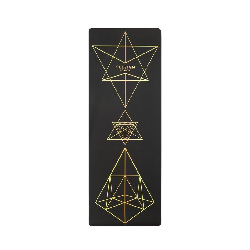 【Clesign】COCO Pro Yoga Mat Yoga Mat 4.5mm - Vanta Black - เสื่อโยคะ - ยาง สีดำ