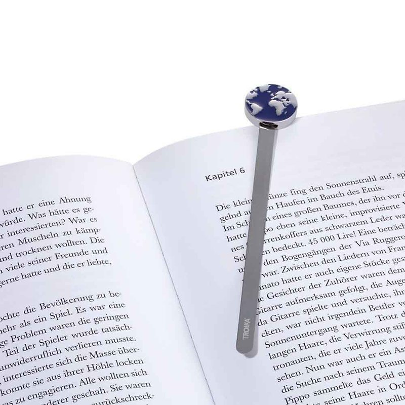 Bookmark BOOKMARK WORLD - ที่คั่นหนังสือ - โลหะ สีน้ำเงิน