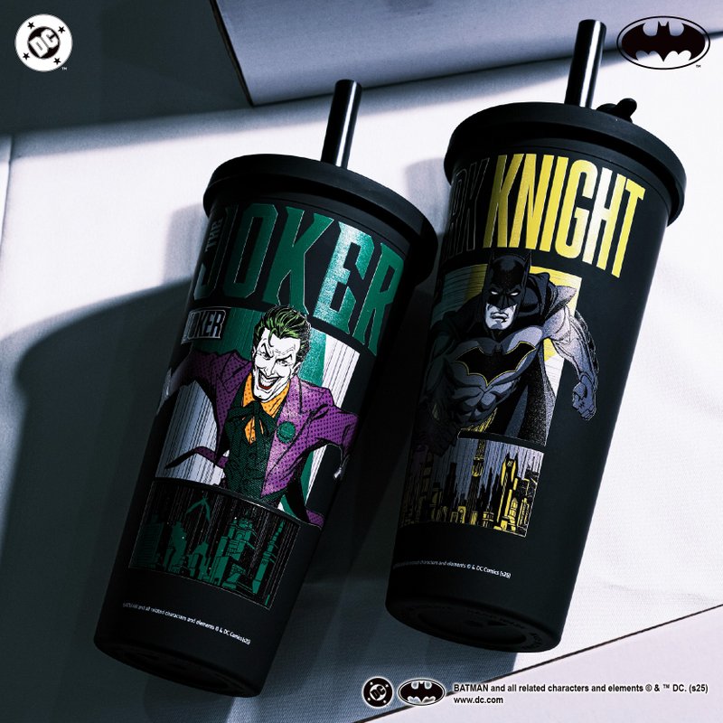 【BATMAN蝙蝠俠】漫畫吸管杯 - 水瓶/水壺 - 樹脂 