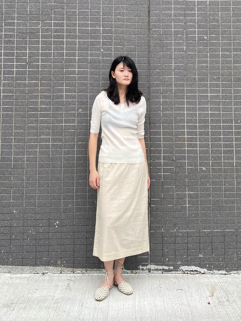 V領五分袖針織衫－微瑕 - 女毛衣/針織衫 - 其他材質 